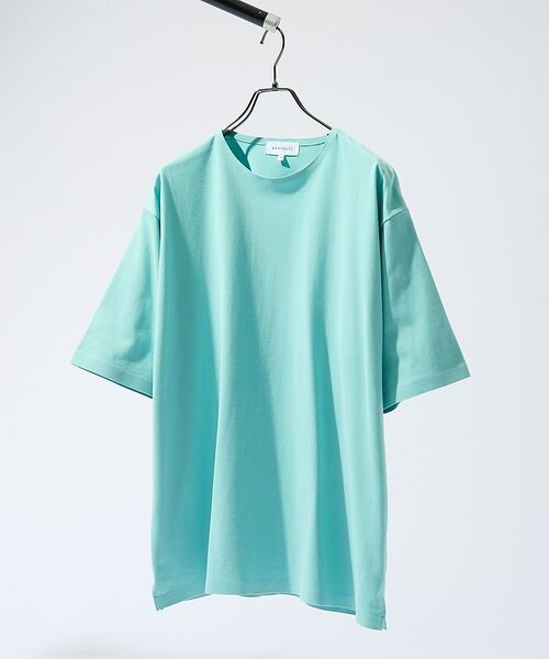 ABAHOUSE / アバハウス Tシャツ | 圧着 シームレスTシャツ / リラックスフィット | 詳細15