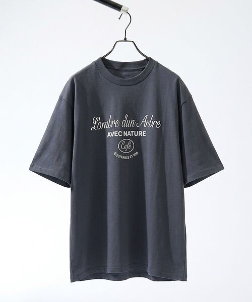 ABAHOUSE / アバハウス Tシャツ | SCENE GRAPHIC ロゴプリントTシャツ / リラックスフィット | 詳細21