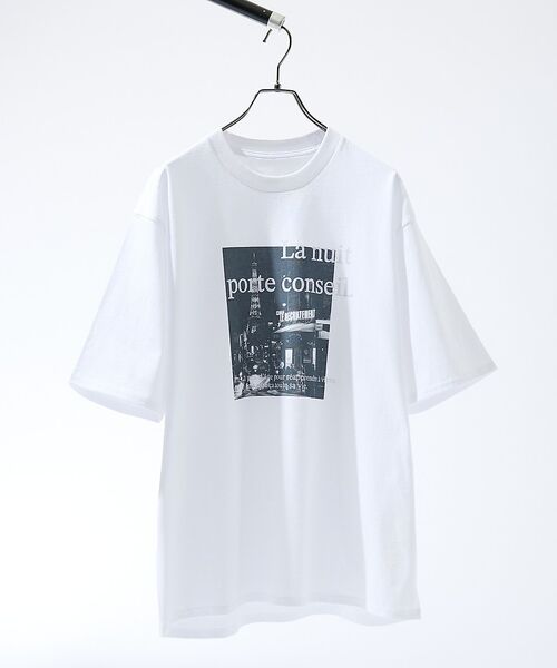 ABAHOUSE / アバハウス Tシャツ | SCENE GRAPHIC フォトTシャツ / リラックスフィット | 詳細10