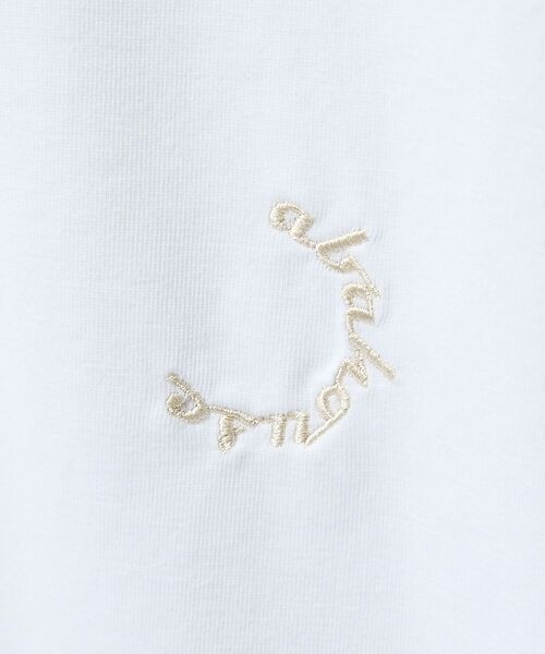 ABAHOUSE / アバハウス Tシャツ | サークルロゴ ワンポイント 刺繍Tシャツ【予約】 | 詳細1