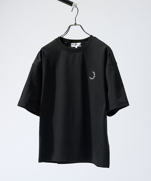 ABAHOUSE / アバハウス Tシャツ | サークルロゴ ワンポイント 刺繍Tシャツ【予約】 | 詳細4