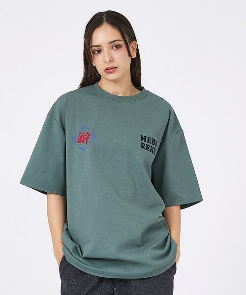 ABAHOUSE / アバハウス Tシャツ | 【YOIDORE/ヨイドレ 】刺繍MIX グラフィックプリント クルーネックTシ | 詳細4