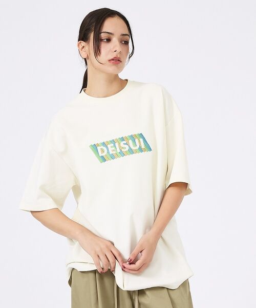 ABAHOUSE / アバハウス Tシャツ | 【YOIDORE/ヨイドレ 】刺繍MIX グラフィックプリント クルーネックTシ | 詳細18