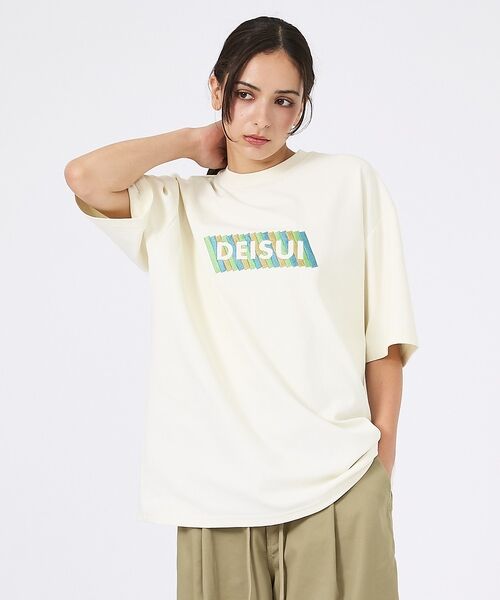 ABAHOUSE / アバハウス Tシャツ | 【YOIDORE/ヨイドレ 】刺繍MIX グラフィックプリント クルーネックTシ | 詳細21