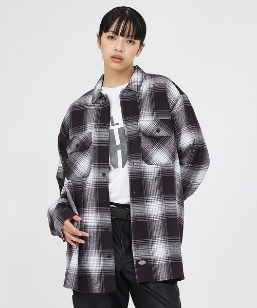 ABAHOUSE / アバハウス シャツ・ブラウス | 【Dickies / ディッキーズ】フランネルチェックシャツ / ユニセックス | 詳細3