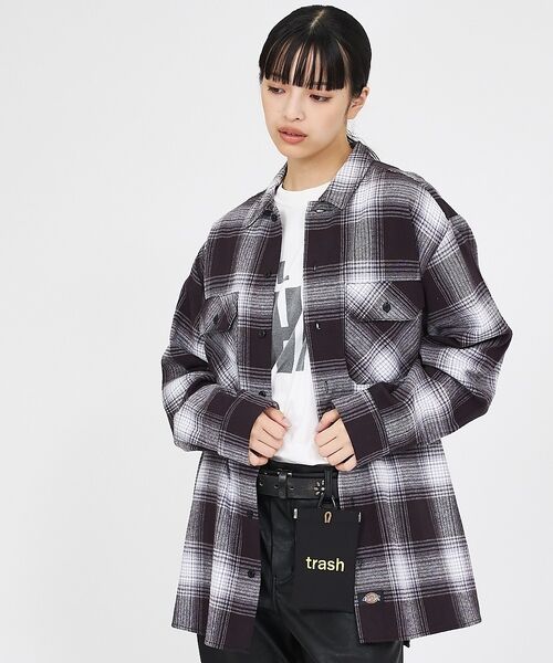 ABAHOUSE / アバハウス シャツ・ブラウス | 【Dickies / ディッキーズ】フランネルチェックシャツ / ユニセックス | 詳細8
