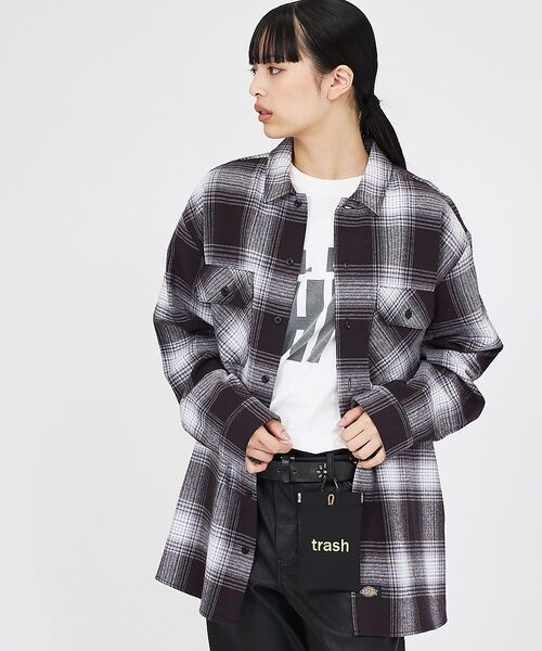 ABAHOUSE / アバハウス シャツ・ブラウス | 【Dickies / ディッキーズ】フランネルチェックシャツ / ユニセックス | 詳細9