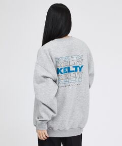 ABAHOUSE / アバハウス スウェット | 【KELTY / ケルティ】フロッキーバックロゴプリントスウェット/ ユニセック