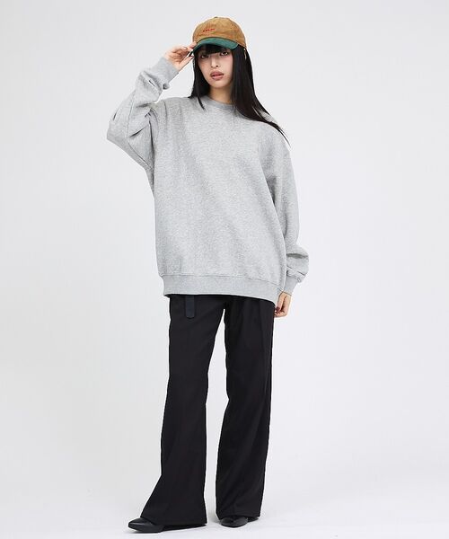 ABAHOUSE / アバハウス スウェット | 【KELTY / ケルティ】フロッキーバックロゴプリントスウェット/ ユニセック | 詳細5