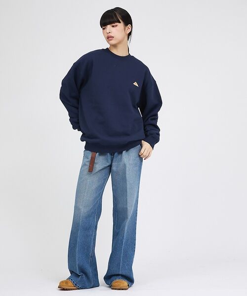 ABAHOUSE / アバハウス スウェット | 【KELTY / ケルティ】フロッキーバックロゴプリントスウェット/ ユニセック | 詳細10