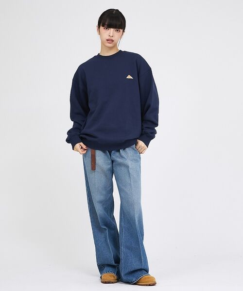 ABAHOUSE / アバハウス スウェット | 【KELTY / ケルティ】フロッキーバックロゴプリントスウェット/ ユニセック | 詳細12