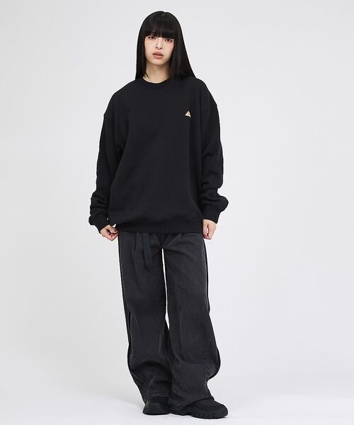 ABAHOUSE / アバハウス スウェット | 【KELTY / ケルティ】フロッキーバックロゴプリントスウェット/ ユニセック | 詳細13