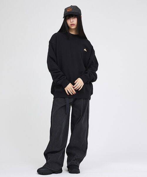 ABAHOUSE / アバハウス スウェット | 【KELTY / ケルティ】フロッキーバックロゴプリントスウェット/ ユニセック | 詳細24