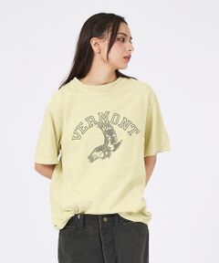 ABAHOUSE / アバハウス Tシャツ | 【REMI RELIEF / レミレリーフ】SP加工 / VERMONT ロゴT
