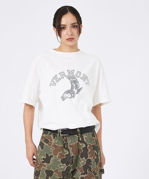 ABAHOUSE / アバハウス Tシャツ | 【REMI RELIEF / レミレリーフ】SP加工 / VERMONT ロゴT | 詳細10