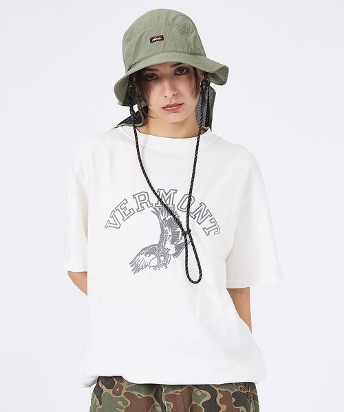 ABAHOUSE / アバハウス Tシャツ | 【REMI RELIEF / レミレリーフ】SP加工 / VERMONT ロゴT | 詳細11