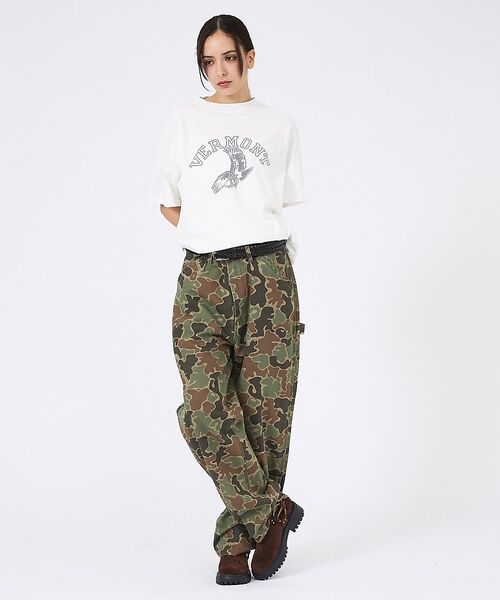 ABAHOUSE / アバハウス Tシャツ | 【REMI RELIEF / レミレリーフ】SP加工 / VERMONT ロゴT | 詳細14