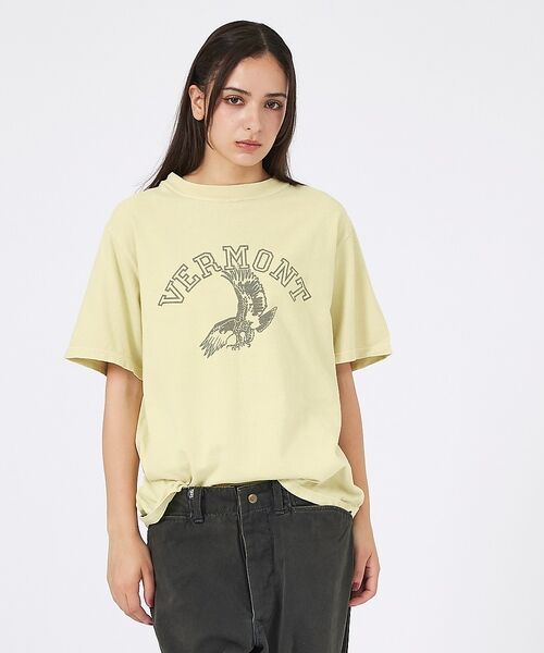 ABAHOUSE / アバハウス Tシャツ | 【REMI RELIEF / レミレリーフ】SP加工 / VERMONT ロゴT | 詳細9