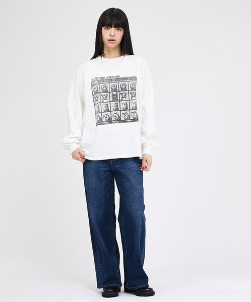 ABAHOUSE / アバハウス Tシャツ | 【REMI RELIEF / レミレリーフ】P加⼯20/天竺 AHARD CAT | 詳細2