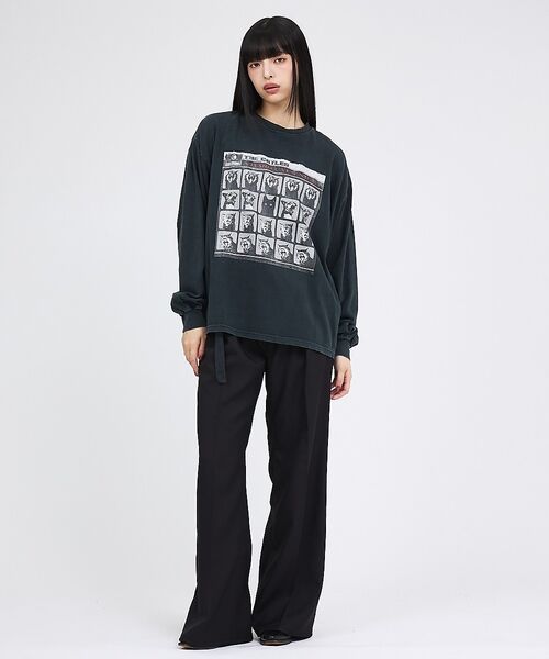 ABAHOUSE / アバハウス Tシャツ | 【REMI RELIEF / レミレリーフ】P加⼯20/天竺 AHARD CAT | 詳細6