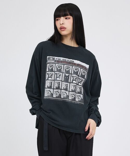 ABAHOUSE / アバハウス Tシャツ | 【REMI RELIEF / レミレリーフ】P加⼯20/天竺 AHARD CAT | 詳細7