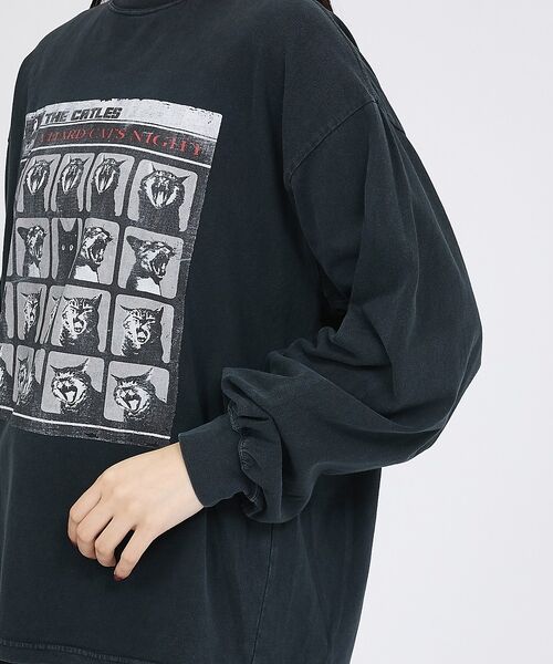 ABAHOUSE / アバハウス Tシャツ | 【REMI RELIEF / レミレリーフ】P加⼯20/天竺 AHARD CAT | 詳細12