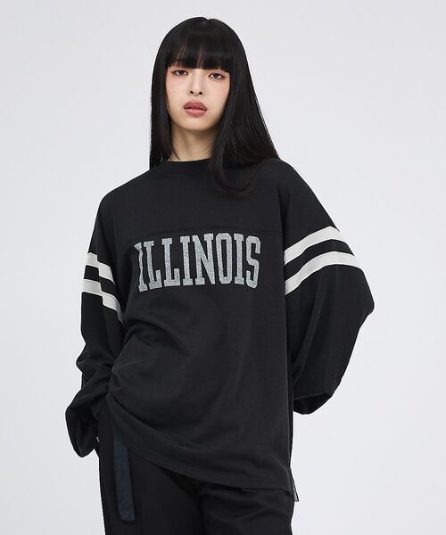 ABAHOUSE / アバハウス Tシャツ | 【REMI RELIEF / レミレリーフ】 IL LINOIS / 長袖Tシャ | 詳細9