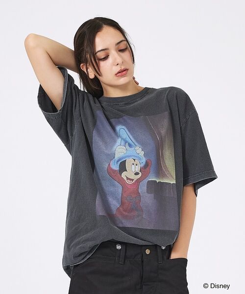 ABAHOUSE / アバハウス Tシャツ | 【JOHNBULL/ジョンブル】FANTASIA ファンタジア Tシャツ / D（ブラック系その他1）