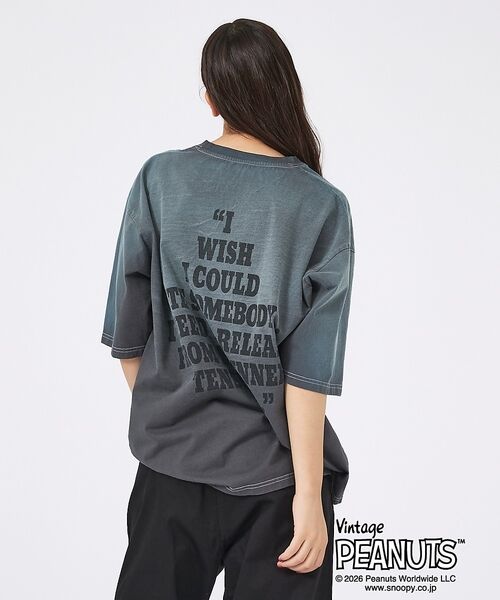 ABAHOUSE / アバハウス Tシャツ | 【JOHNBULL/ジョンブル】PEANUTS SNOOPY / ピーナッツ ス（スミクロ）