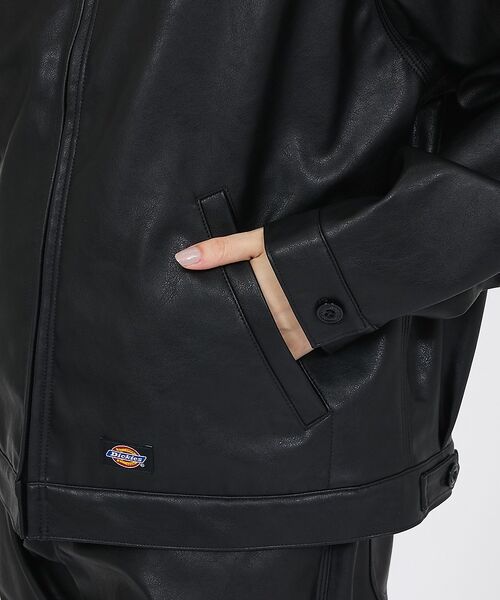 ABAHOUSE / アバハウス アウター | 【Dickies / ディッキーズ】フェイクレザー アイゼンハワージャケット / | 詳細11