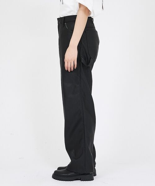 ABAHOUSE / アバハウス パンツ | 【Dickies / ディッキーズ】フェイクレザーペインターパンツ / DB20 | 詳細10