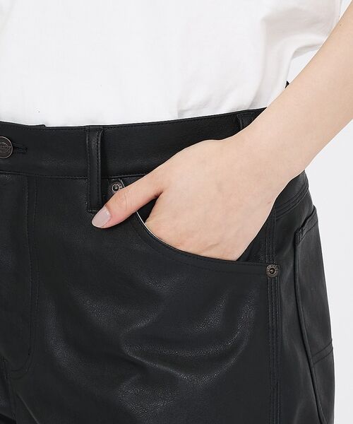 ABAHOUSE / アバハウス パンツ | 【Dickies / ディッキーズ】フェイクレザーペインターパンツ / DB20 | 詳細13