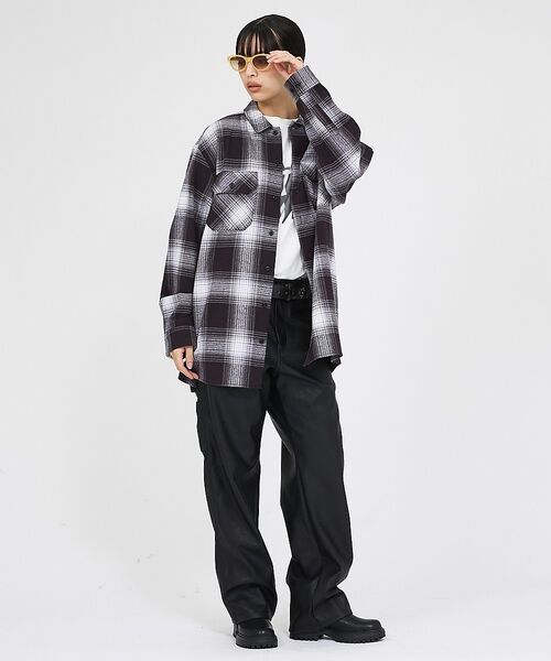 ABAHOUSE / アバハウス パンツ | 【Dickies / ディッキーズ】フェイクレザーペインターパンツ / DB20 | 詳細4