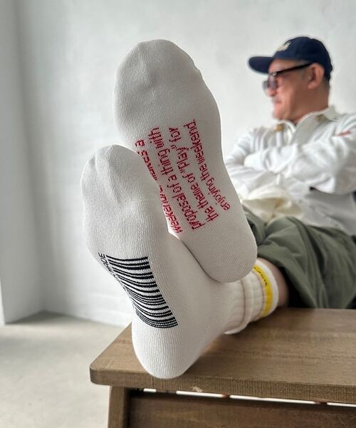 ABAHOUSE / アバハウス ソックス | 【WEEKENDER/ウィークエンダー】ロゴソックス / 靴下 / SOCKS | 詳細3