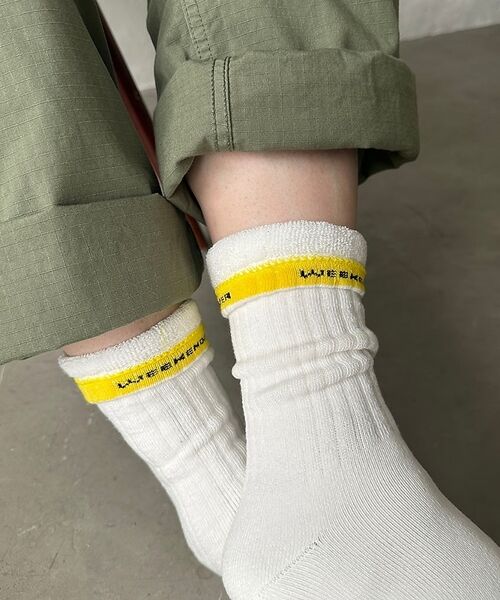 ABAHOUSE / アバハウス ソックス | 【WEEKENDER/ウィークエンダー】ロゴソックス / 靴下 / SOCKS | 詳細5
