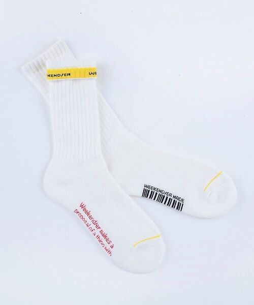 ABAHOUSE / アバハウス ソックス | 【WEEKENDER/ウィークエンダー】ロゴソックス / 靴下 / SOCKS | 詳細7