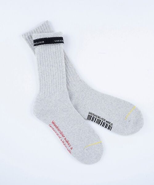 ABAHOUSE / アバハウス ソックス | 【WEEKENDER/ウィークエンダー】ロゴソックス / 靴下 / SOCKS | 詳細8