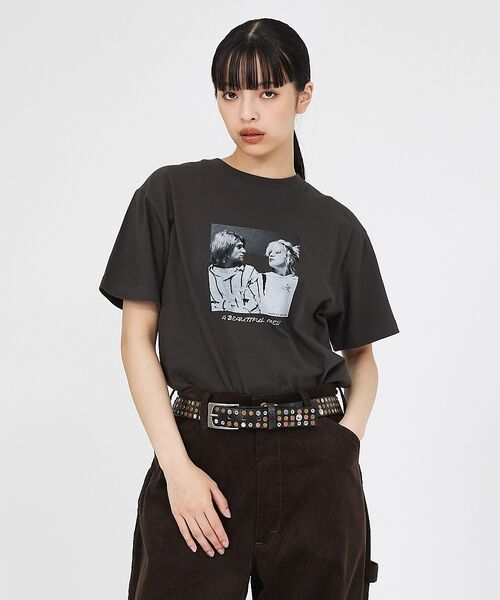 ABAHOUSE / アバハウス Tシャツ | 【BROCKUM / ブロッカム】KENJI KUBO / KURT COBAI(ブラック系その他1)