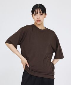 ABAHOUSE / アバハウス Tシャツ | 【FORTUNA /フォルトゥナ】AMOUR / ウールTシャツ / 気温調整