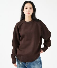 ABAHOUSE / アバハウス ニット・セーター | 【FORTUNA/フォルトゥナ】ECOTEC-Knit イージーケア ウォッシャ