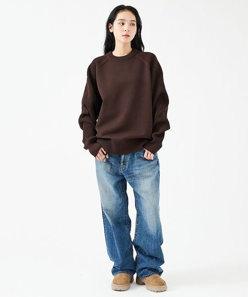 ABAHOUSE / アバハウス ニット・セーター | 【FORTUNA/フォルトゥナ】ECOTEC-Knit イージーケア ウォッシャ | 詳細20