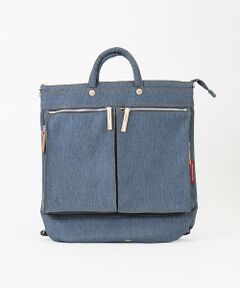 ABAHOUSE / アバハウス リュック・バックパック | 【HandHARVEST】デニムバージョン ヘルメットBAG/リュック/バックパ