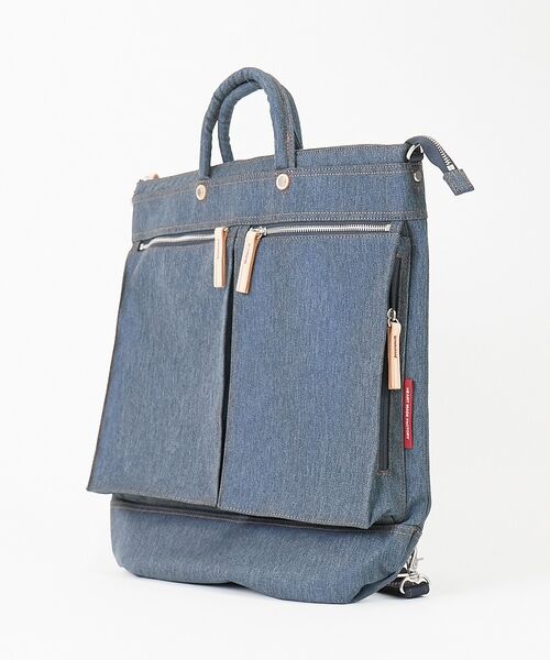 ABAHOUSE / アバハウス リュック・バックパック | 【HandHARVEST】デニムバージョン ヘルメットBAG/リュック/バックパ | 詳細2
