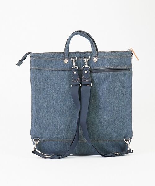 ABAHOUSE / アバハウス リュック・バックパック | 【HandHARVEST】デニムバージョン ヘルメットBAG/リュック/バックパ | 詳細3