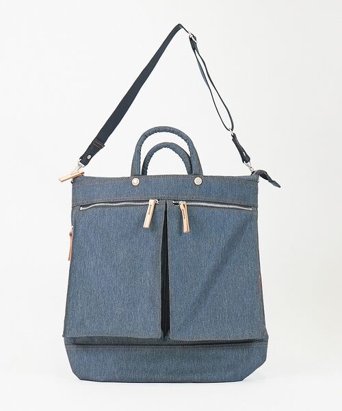 ABAHOUSE / アバハウス リュック・バックパック | 【HandHARVEST】デニムバージョン ヘルメットBAG/リュック/バックパ | 詳細4