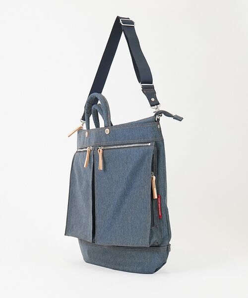 ABAHOUSE / アバハウス リュック・バックパック | 【HandHARVEST】デニムバージョン ヘルメットBAG/リュック/バックパ | 詳細5