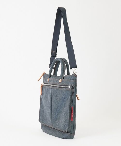ABAHOUSE / アバハウス ショルダーバッグ | 【HandHARVEST】デニムバージョン ヘルメットBAG/ショルダーバッグF | 詳細2