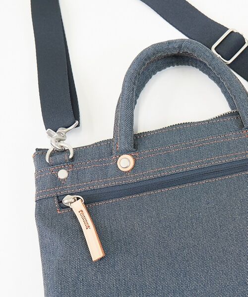 ABAHOUSE / アバハウス ショルダーバッグ | 【HandHARVEST】デニムバージョン ヘルメットBAG/ショルダーバッグF | 詳細4