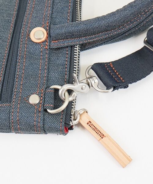 ABAHOUSE / アバハウス ショルダーバッグ | 【HandHARVEST】デニムバージョン ヘルメットBAG/ショルダーバッグF | 詳細5