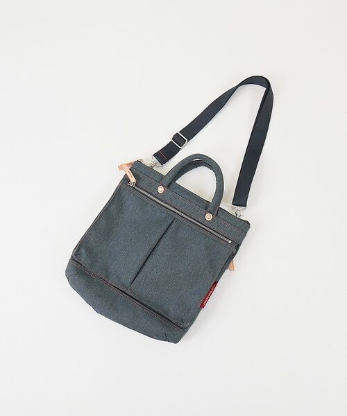 ABAHOUSE / アバハウス ショルダーバッグ | 【HandHARVEST】デニムバージョン ヘルメットBAG/ショルダーバッグF | 詳細7